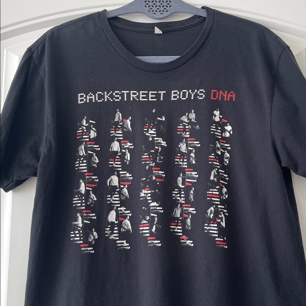 Backstreet Boys Black Graphic T-Shirt S/M - Picture 2 of 4